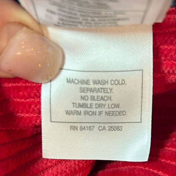 Vintage Disney Shirt Large Goofy Donald Mickey Corduroy Quarter Button Rare 90s - Picture 9 of 16